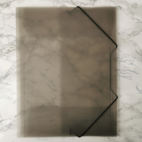 Foldermate - Elastikmappe sort