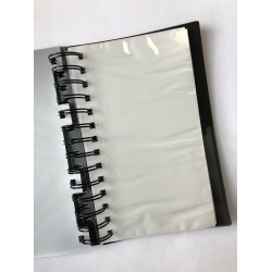 Foldermate visitkortmappe, sort