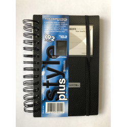 Foldermate visitkortmappe, sort