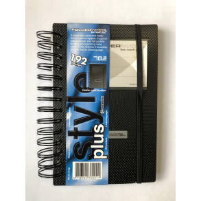 Foldermate visitkortmappe, sort