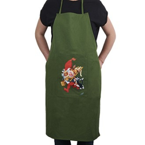 Forklde med Vilhelm Hansen nisse, voksen, grnt