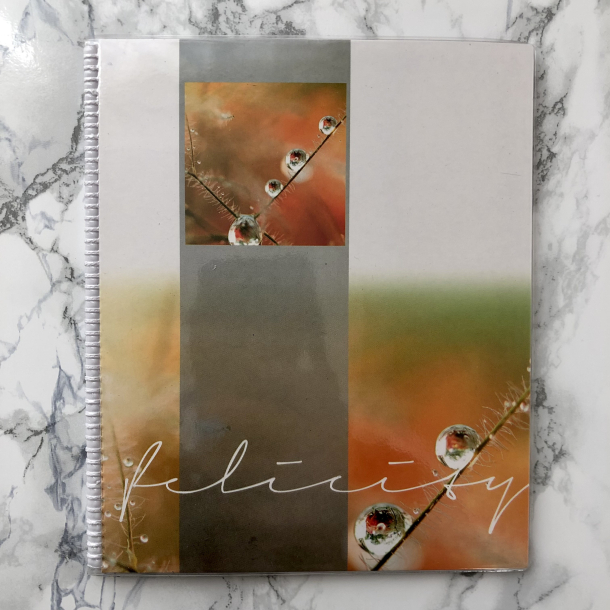 Fotoalbum felicity, miniformat, orange