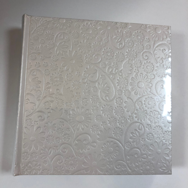 Fotoalbum Prget blomster, perlemor