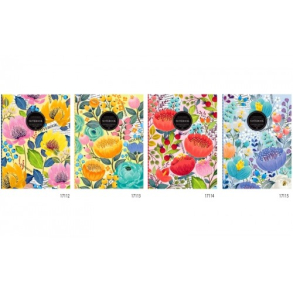 FRESH Notesbog A5 Flower ulinieret