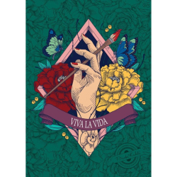 Frida Kahlo kortmappe med 