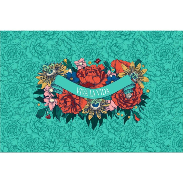 Frida Kahlo, skriveunderlag, 60x40cm