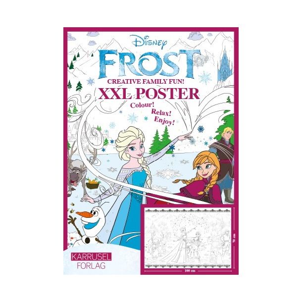 Frost gigantiske farv-selv-plakat