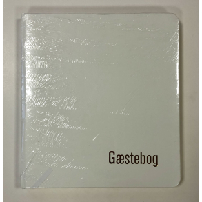 Gstebog, hvid