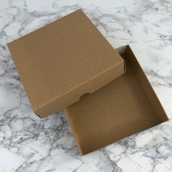 Gaveske, fold selv, naturfarvet