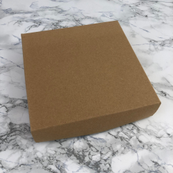 Gaveske, fold selv, naturfarvet