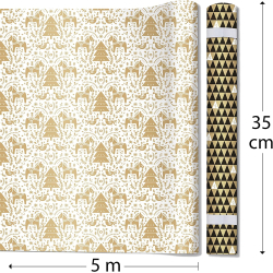 Gaveindpaknings st, white christmas