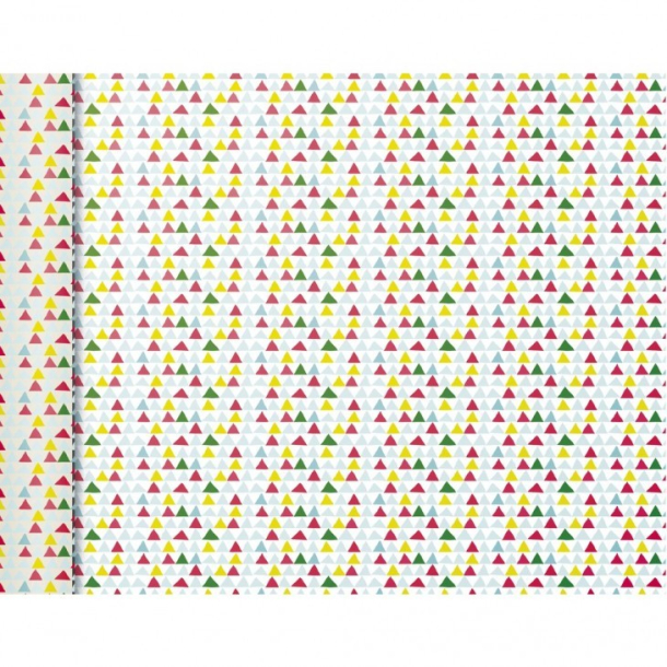 Gavepapir "tiny rolls" trekanter