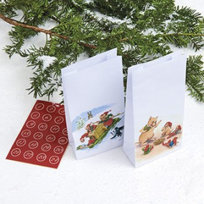 GAVEPOSE, PAPIR, MED DATOMRKER, VILHELM HANSEN