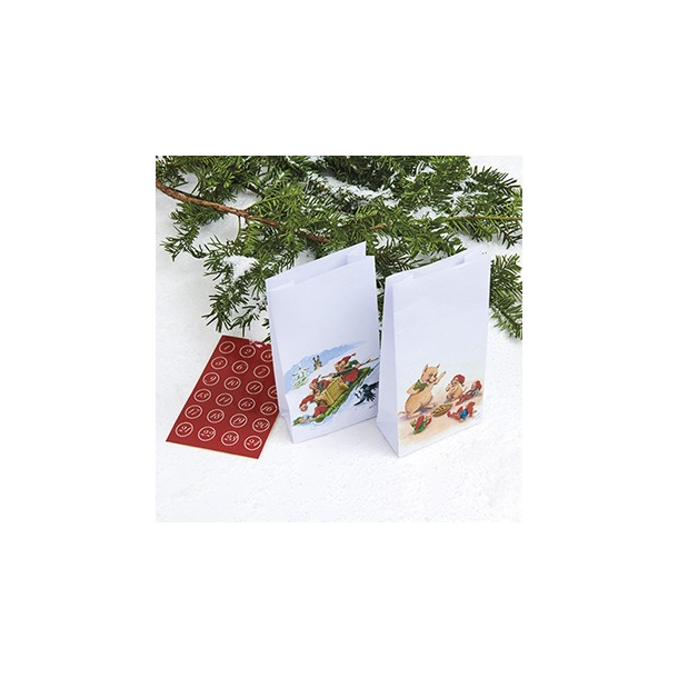 GAVEPOSE, PAPIR, MED DATOMRKER, VILHELM HANSEN