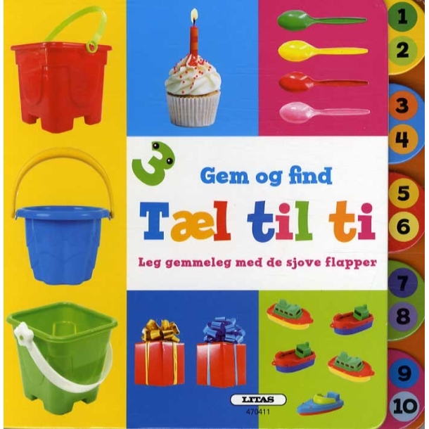 Gem og find - Tl til ti