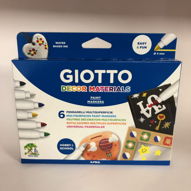 GIOTTO Decopen 6 stk.
