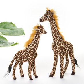 Giraf til dekoration, kunstpels