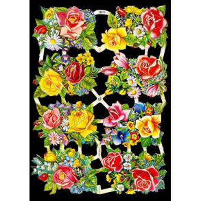 Glansbillede - Blomster / 3-7172 