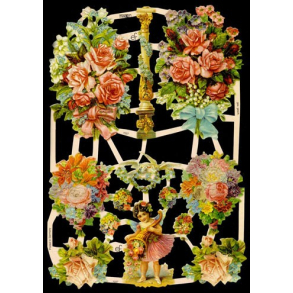 Glansbillede - blomster / 3-7227