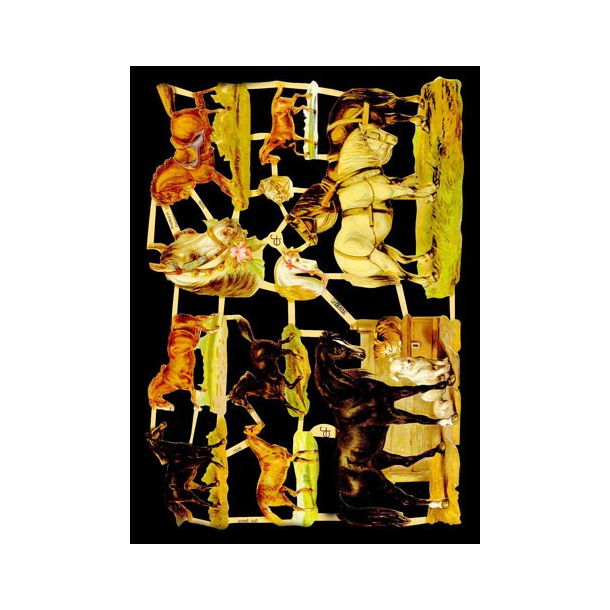 Glansbillede - hest / 3-7226