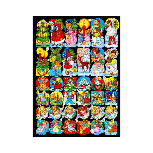 Glansbillede -  julemotiver / 3-7150