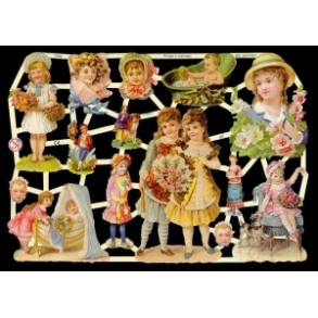 Glansbilleder brn / 3-7249