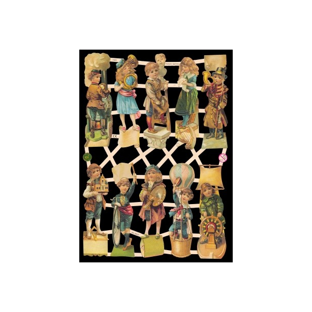 Glansbilleder brn / 3-7320