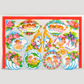 Glansbilleder englebrn 1591