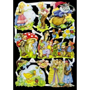 Glansbilleder eventyr / 3-7027