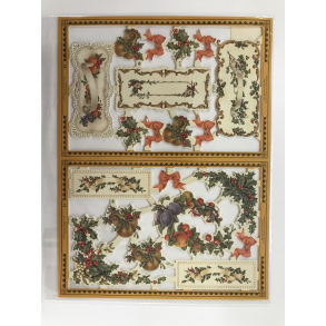 Glansbilleder frugt og kristtjrn A147-148