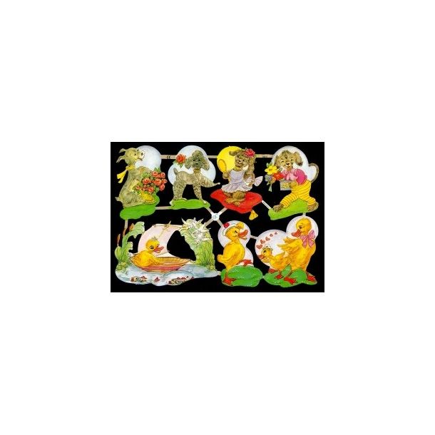 Glansbilleder hunde og nder / 3-7056