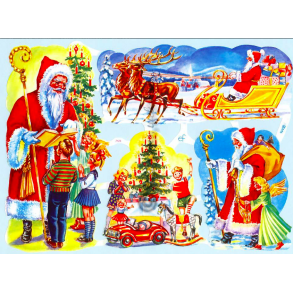 Glansbilleder julebilleder / 3-7123