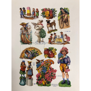 Glansbilleder nostalgisk 1584