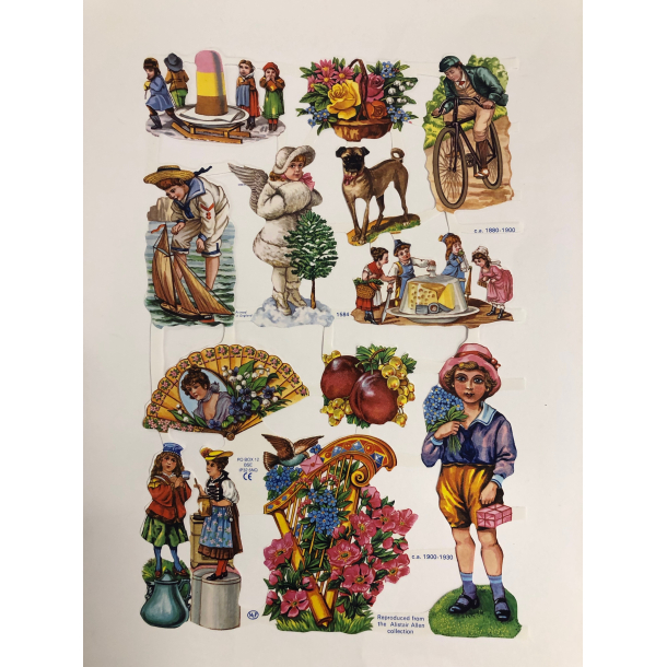 Glansbilleder nostalgisk 1584