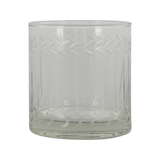 Glas til lys m. slibning