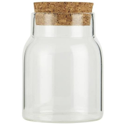 Glaskrukke med korklg, 150 ml
