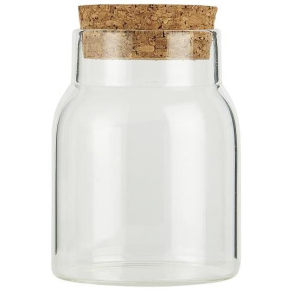 Glaskrukke med korklg, 150 ml