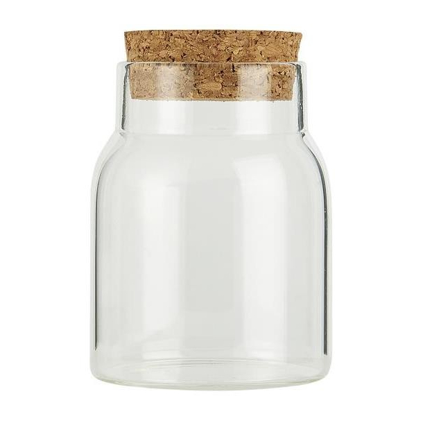 Glaskrukke med korklg, 150 ml