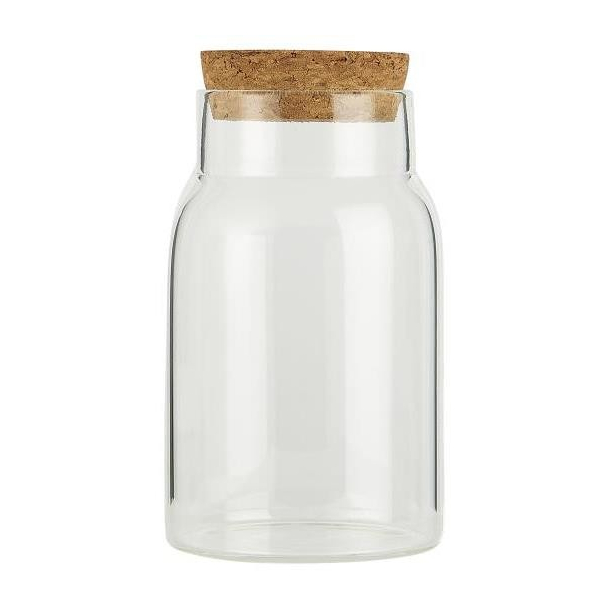 Glaskrukke med korklg, 210 ml