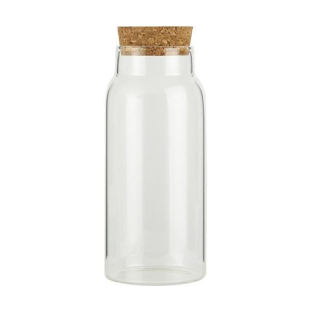 Glaskrukke med korklg, 330 ml