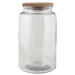 Glaskrukke med trlg, 3750 ml