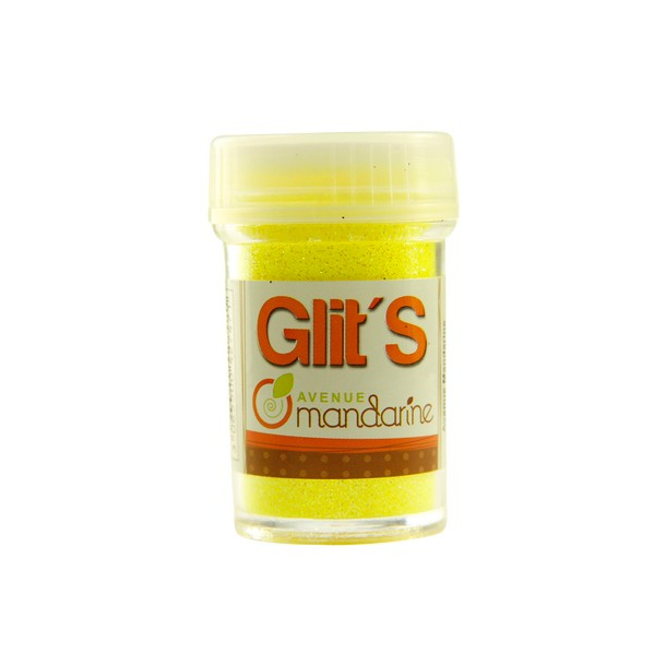 Glit's Glimmer, 14g, Fluorescerende gul