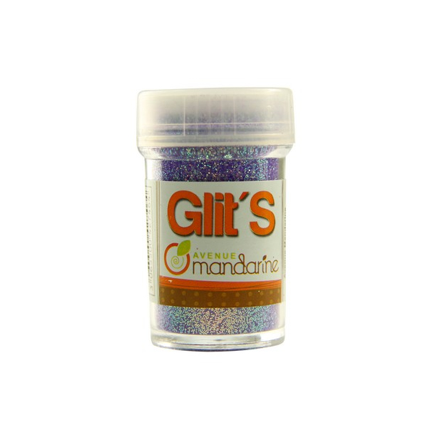 Glit's Glimmer, 14g, Fluorescerende lilla