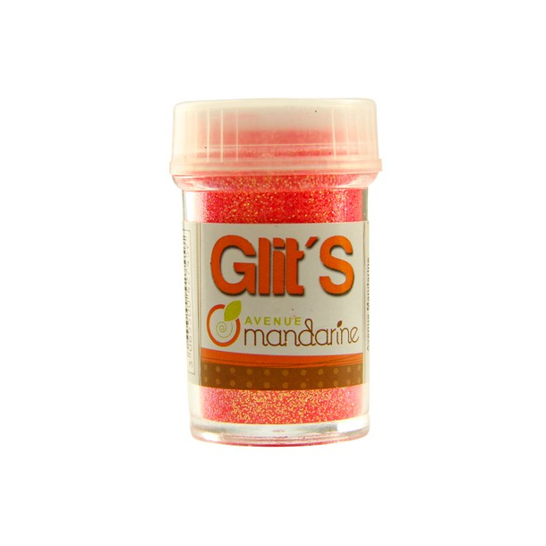 Glit's Glimmer, 14g, Fluorescerende orange/pink