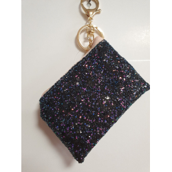 Glitter pung med nglering, kiss