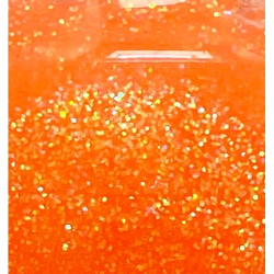 Glitterlim, fin glitter, 177 ml, Orange