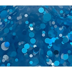 Glitterlim, grov glitter, 177 ml, Bl