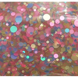 Glitterlim, grov glitter, 177 ml, Lys Pink