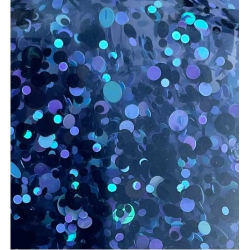 Glitterlim, grov glitter, 177 ml, Sort med bl