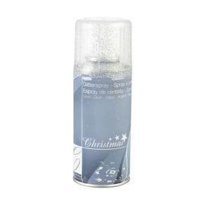 Glitterspray, slv, 150 ml